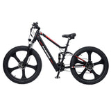 RANDRIDE YX90M Electric Mountain Bike 26" Tires 1000W Motor 48V 13.6Ah Battery