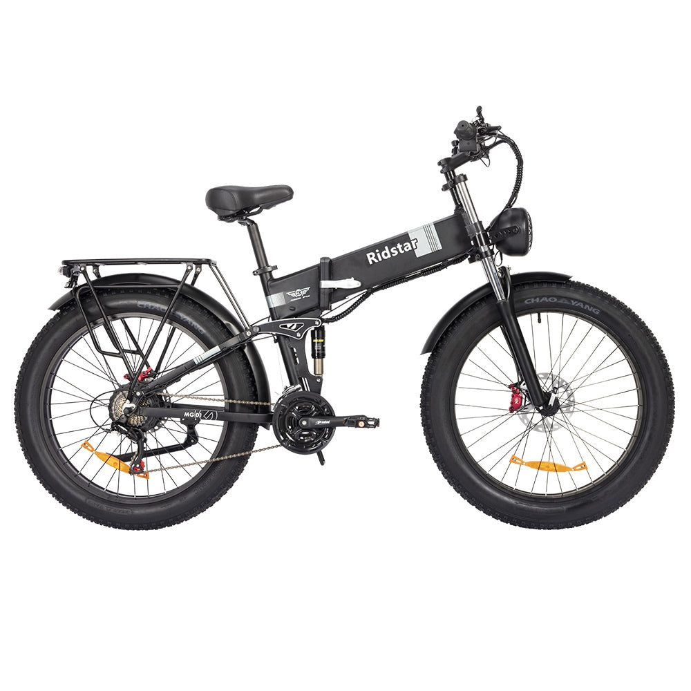 Ridstar H26 Pro Electric Bike 26" Fat Tires 1000W Motor 48V 20Ah Battery