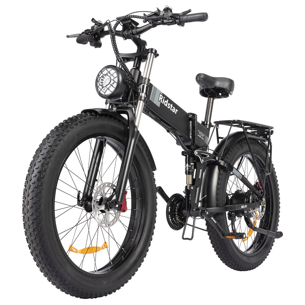 Ridstar H26 Pro Electric Bike 26" Fat Tires 1000W Motor 48V 20Ah Battery