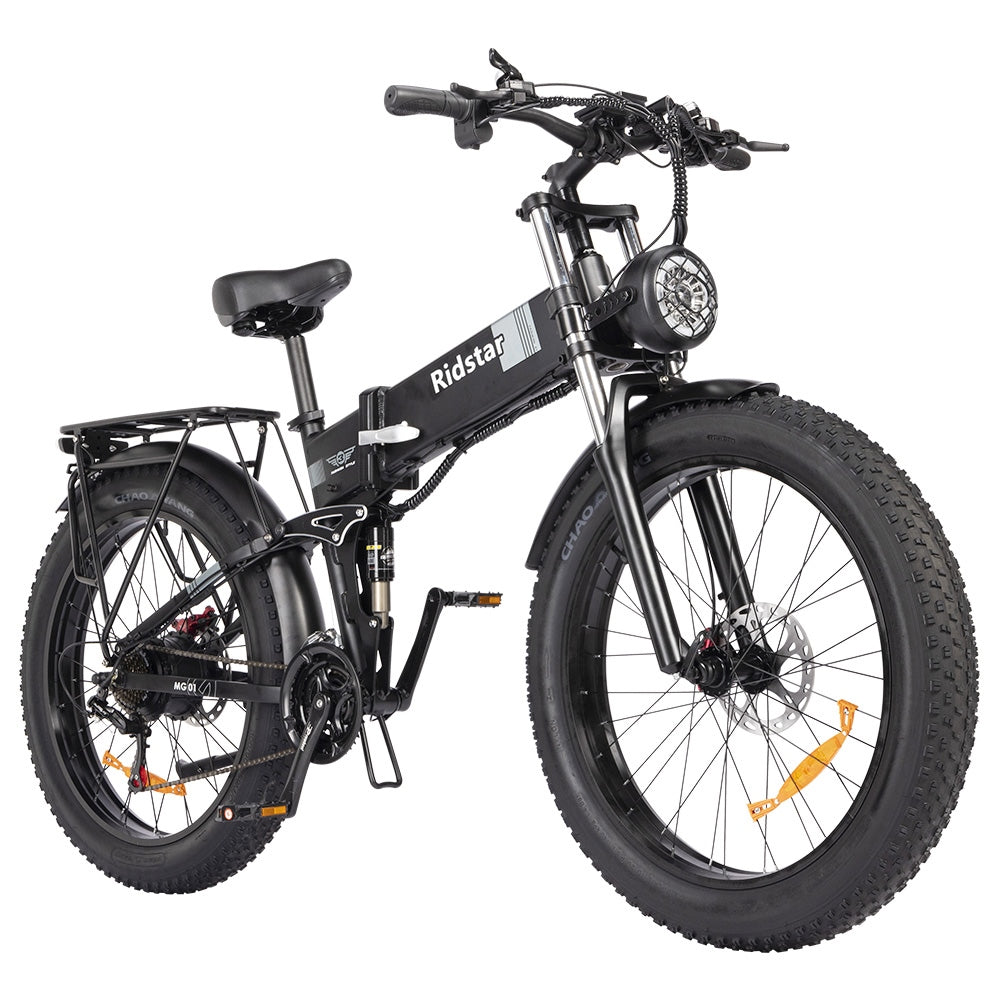 Ridstar H26 Pro Electric Bike 26" Fat Tires 1000W Motor 48V 20Ah Battery