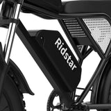 Bicicleta de montaña eléctrica Ridstar Q20 20" batería del motor 48V 20Ah de los neumáticos 1000W