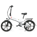 SAMEBIKE 20LVXD30-II Electric Bike 20" Tires 350W Motor 48V 10Ah Battery