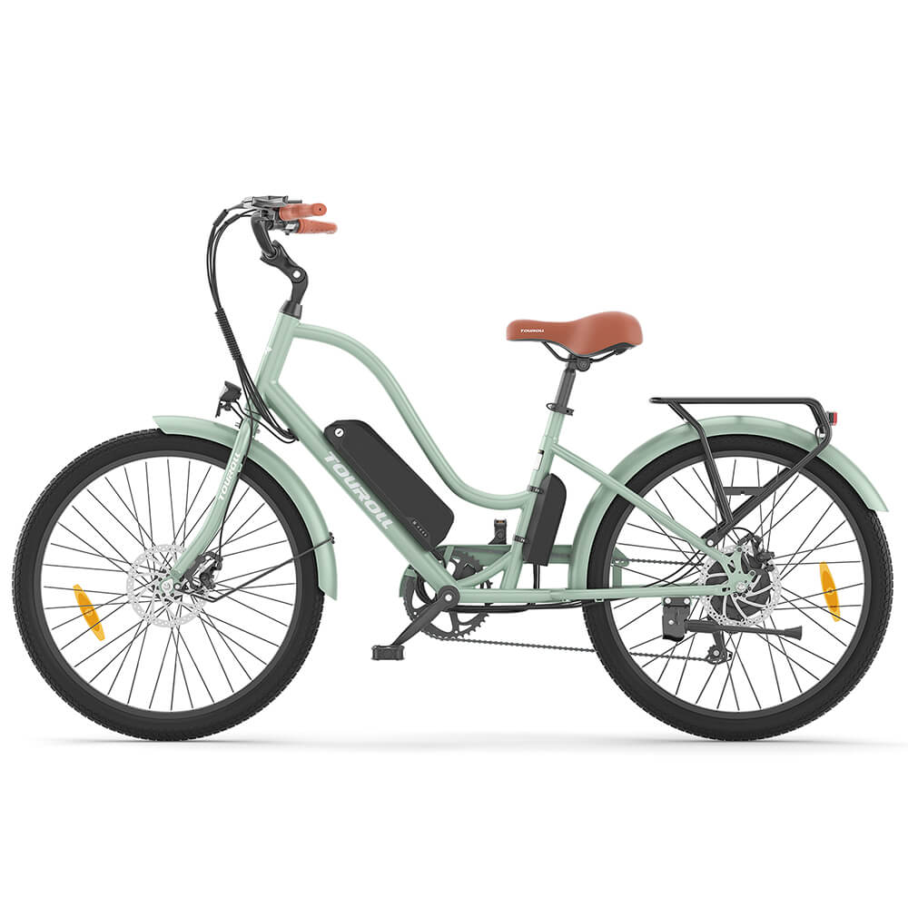 Touroll B2 Retro Cruiser Electric Bike 26" 250W Motor 36V 15.6Ah Battery