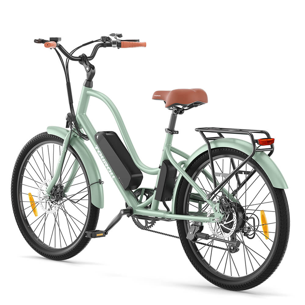 Touroll B2 Retro Cruiser Electric Bike 26" 250W Motor 36V 15.6Ah Battery