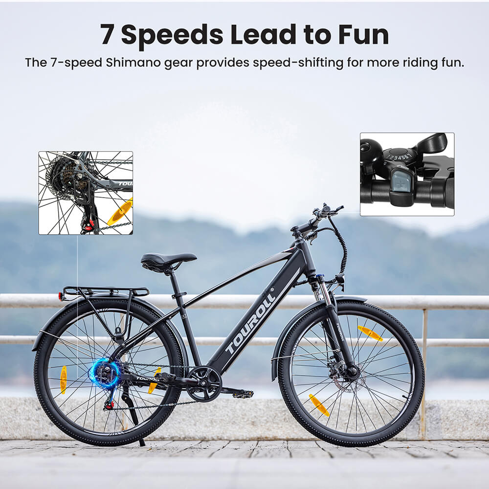 2-Pack Touroll J1 Electric Trekking Bike Offer