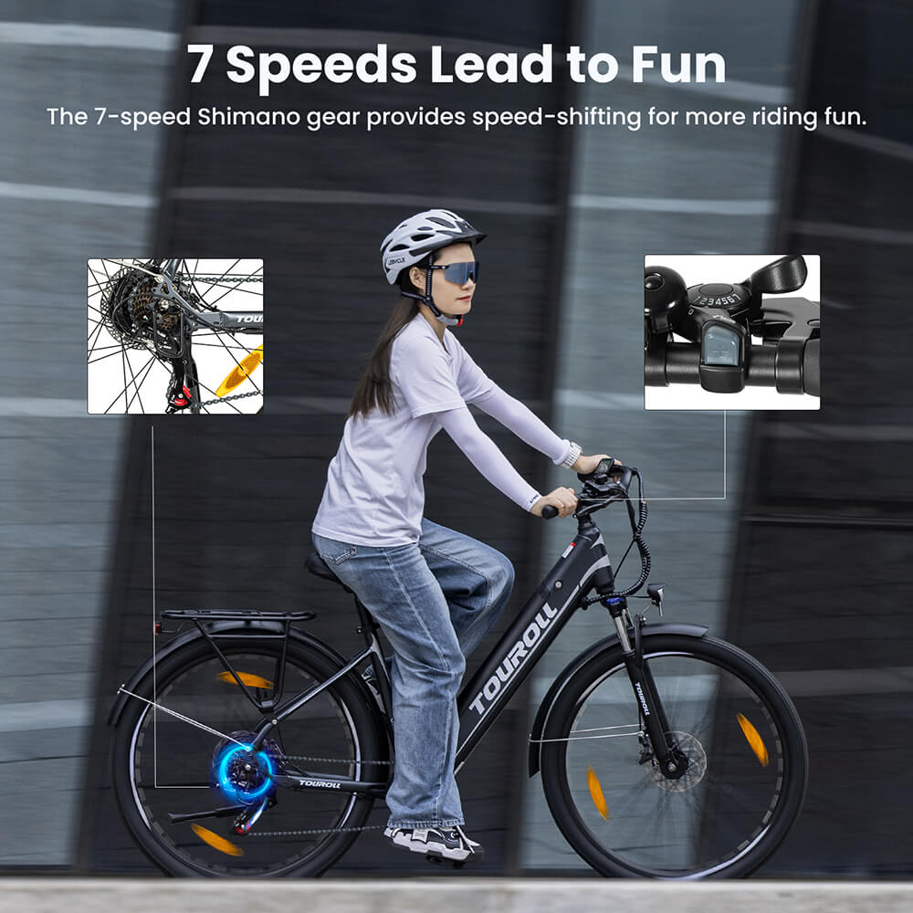 2-Pack Touroll J1 ST Electric Trekking Bike Offer