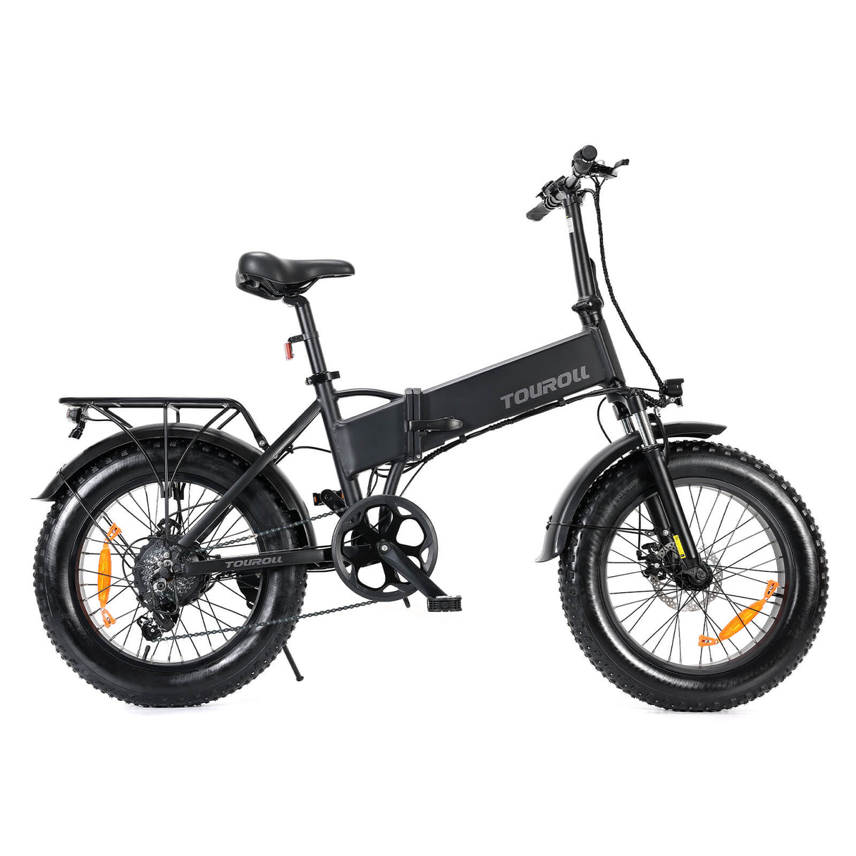 Touroll S1 Electric Mountain Bike 20" Fat Tires 750W 48V 15.6Ah Battery