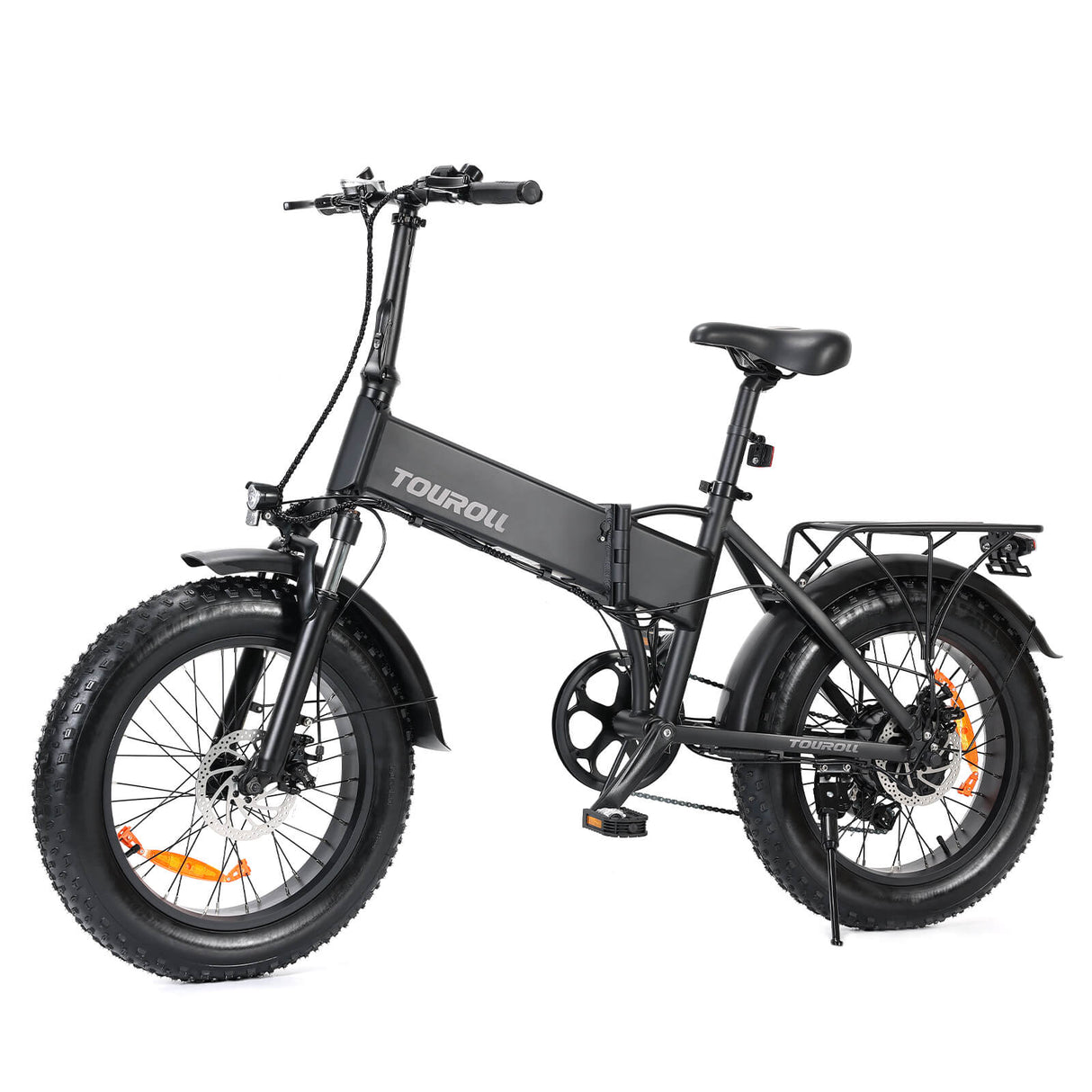 Touroll S1 Electric Mountain Bike 20" Fat Tires 750W 48V 15.6Ah Battery