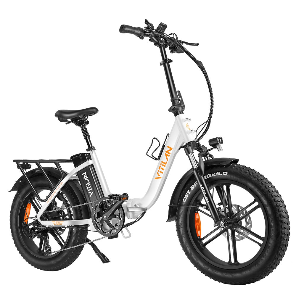 Vitilan U7 2.0 Folding Electric Bike 20" Fat Tires 750W Motor 48V 20Ah Battery