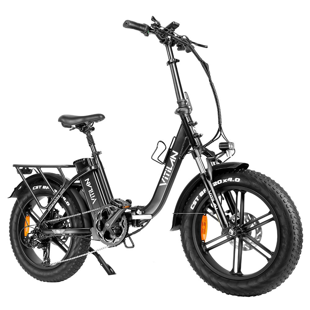 Vitilan U7 2.0 Folding Electric Bike 20" Fat Tires 750W Motor 48V 20Ah Battery