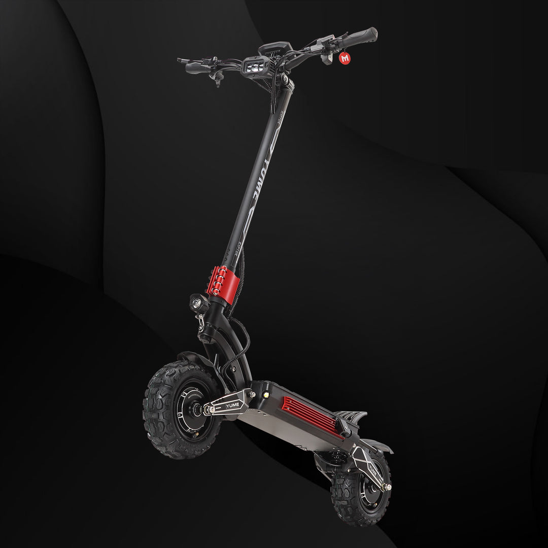 YUME Raptor Electric Scooter 11" Tires Dual 3000W Motors 60V 27Ah Battery