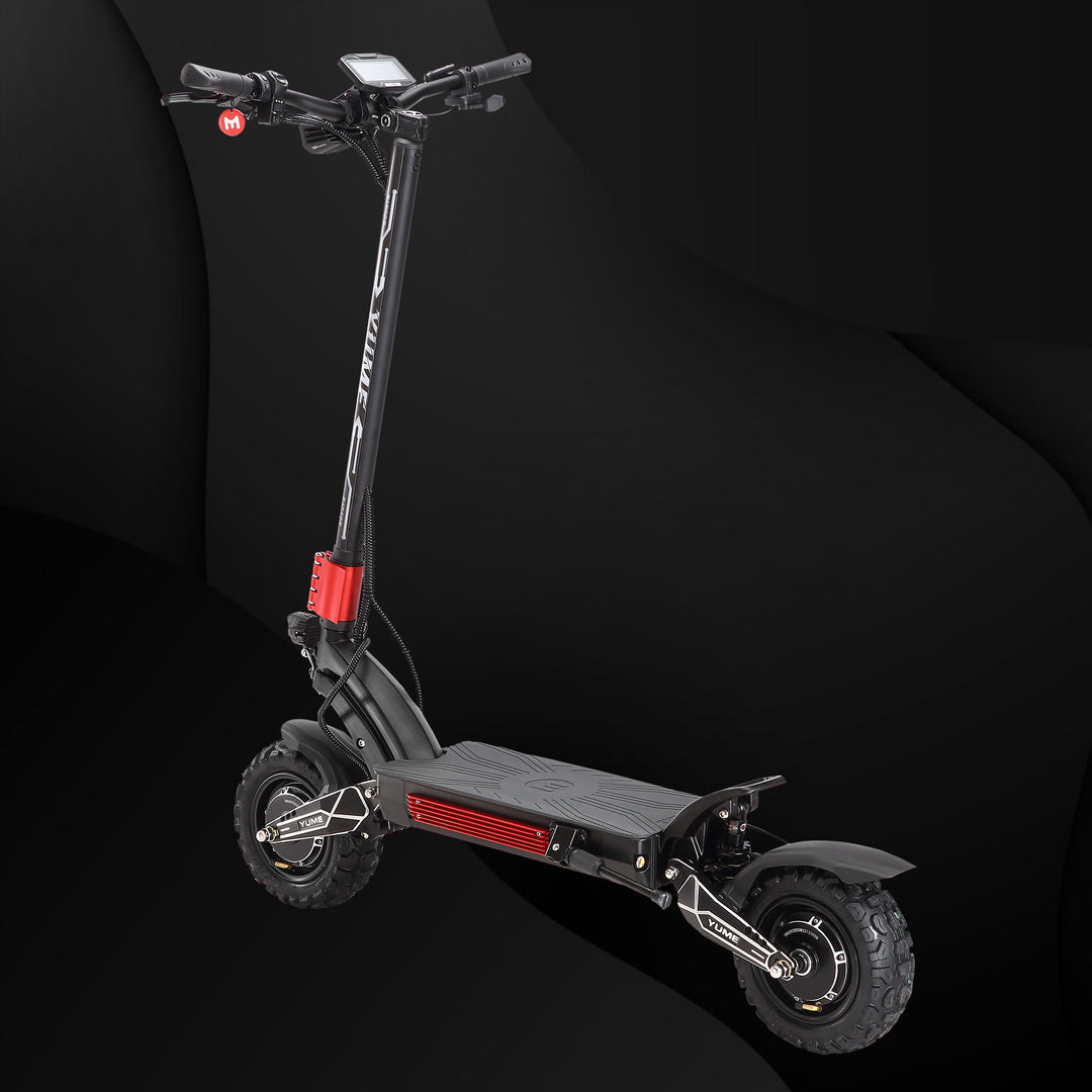 YUME Raptor Electric Scooter 11" Tires Dual 3000W Motors 60V 27Ah Battery