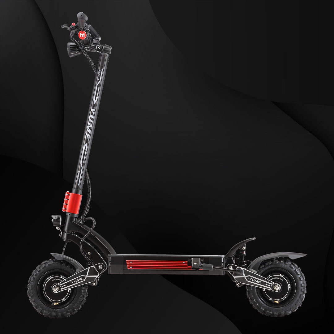 YUME Raptor Electric Scooter 11" Tires Dual 3000W Motors 60V 27Ah Battery