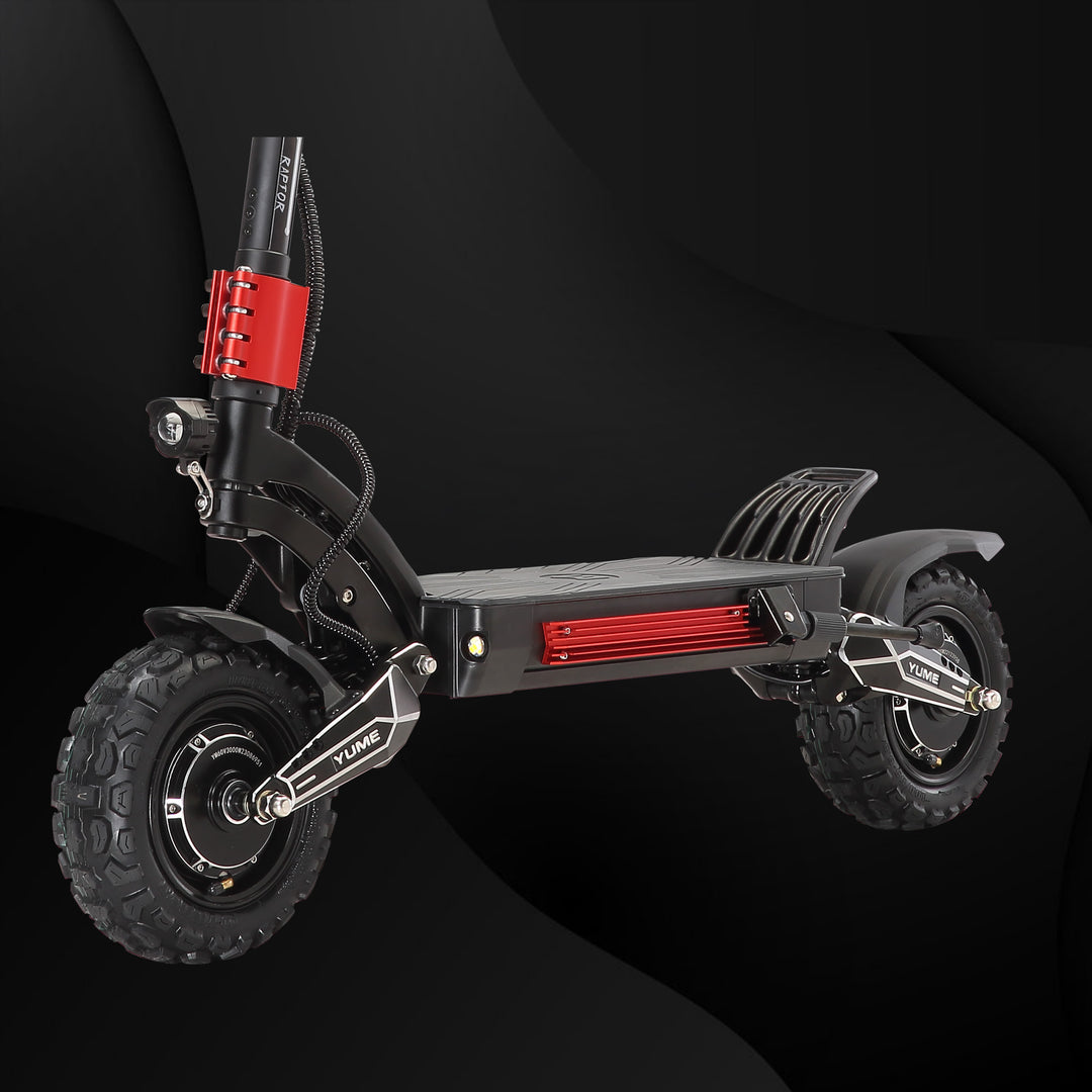 YUME Raptor Electric Scooter 11" Tires Dual 3000W Motors 60V 27Ah Battery